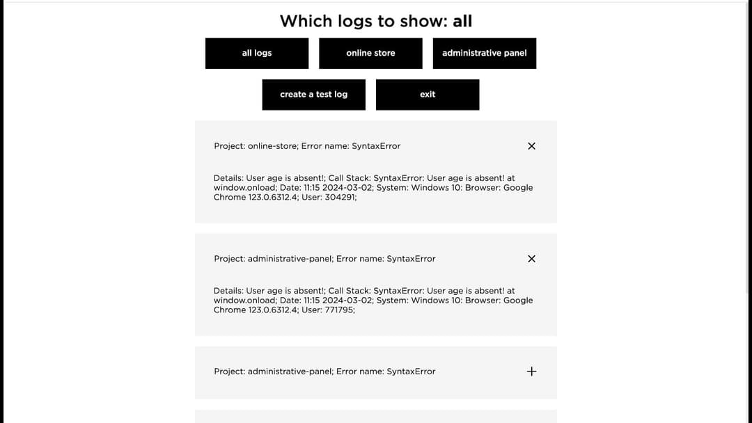 logging-service